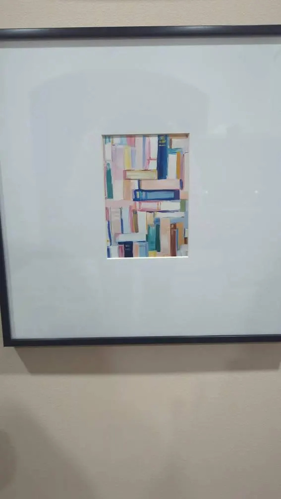 Abstract Bookshelf Wall — photo from Tara