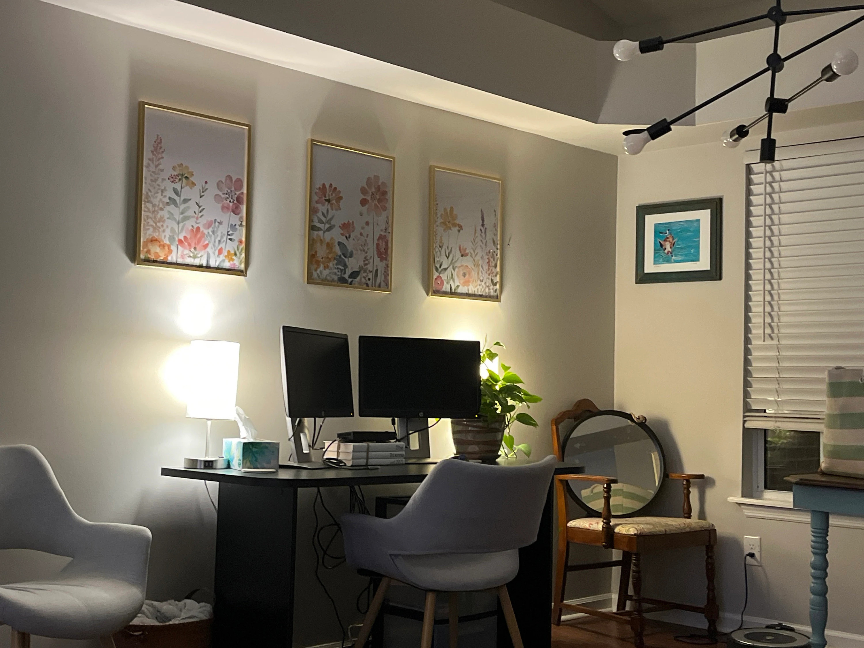 Colorful Wildflower Art Set of 3 — photo from Madison
