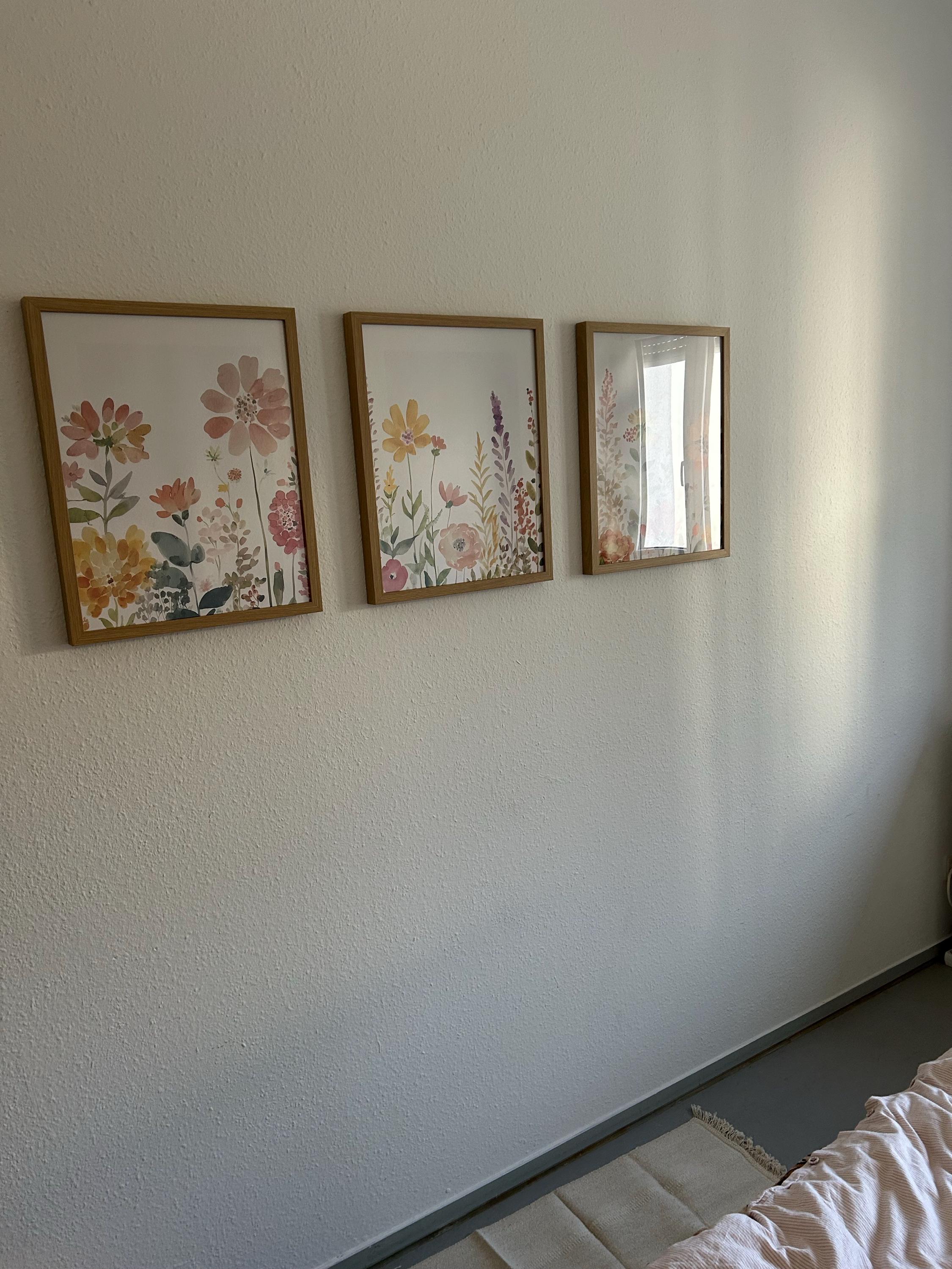 Colorful Wildflower Art Set of 3 — photo from Joelina