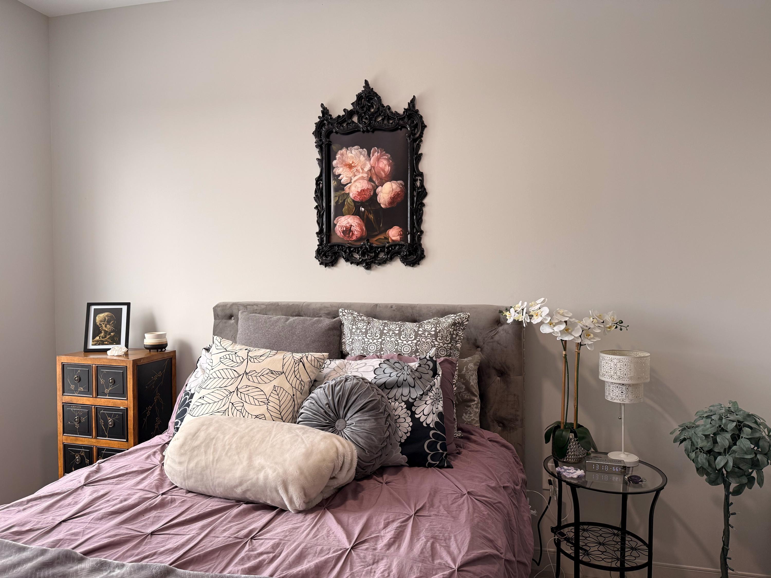 Moody Peony Wall Art – Dark Academia Floral — photo from Verified Buyer