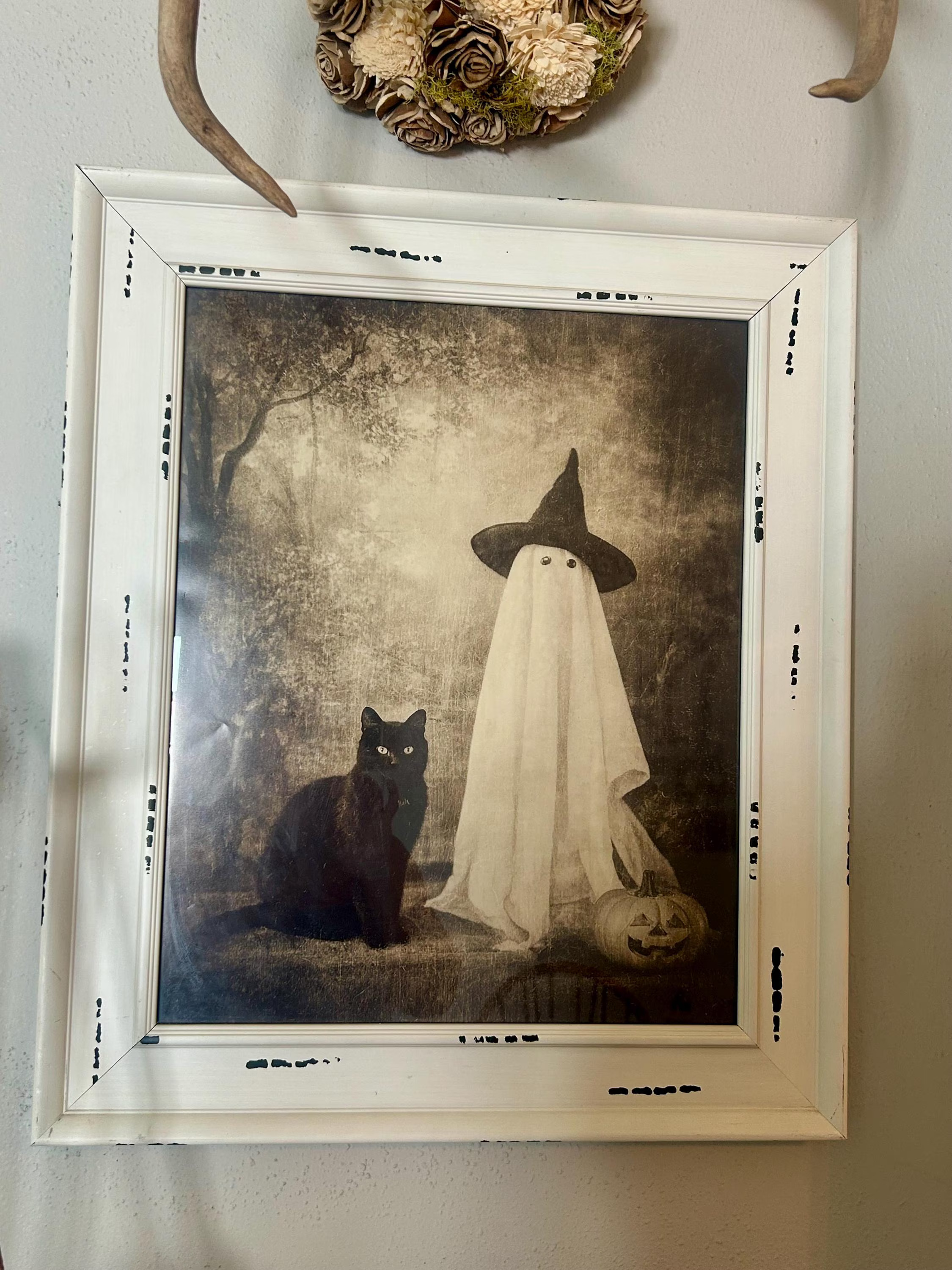 Vintage Halloween Ghost and Black Cat Photography — photo from Victoria